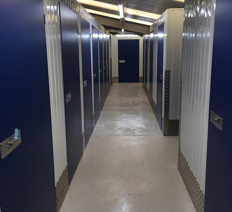 inside louth self storage facility