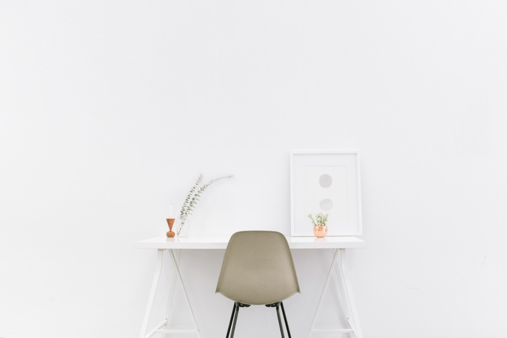 chair and desk