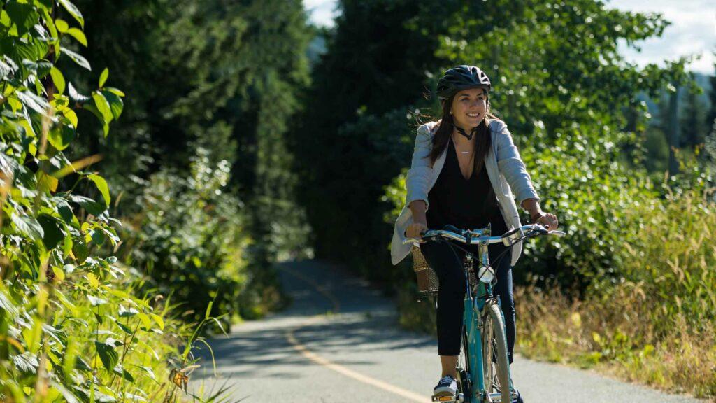 girl on bike