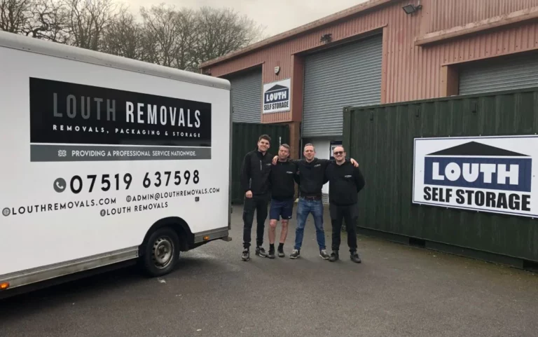 louth removals van and staff