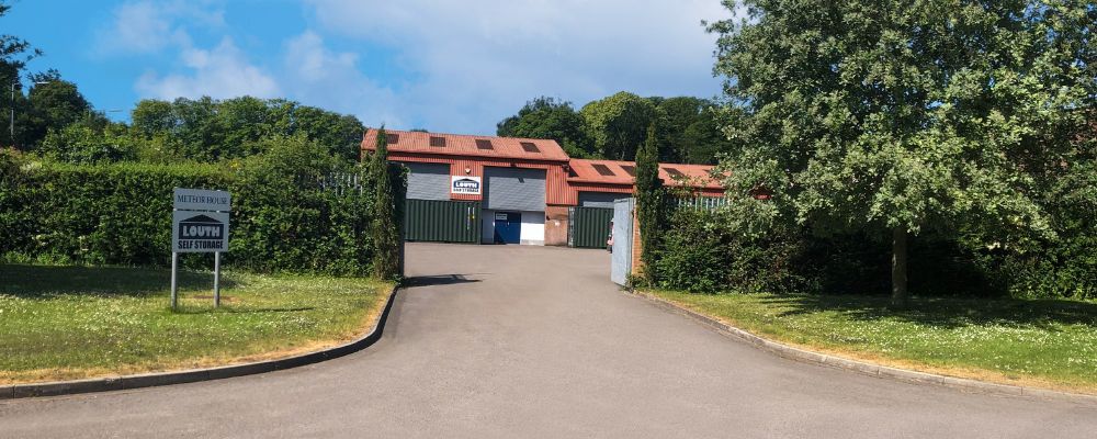 Front Entrance to Louth Self Storage.