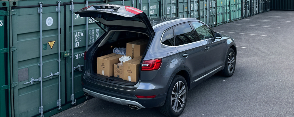 Louth Self Storage drive up storage containers