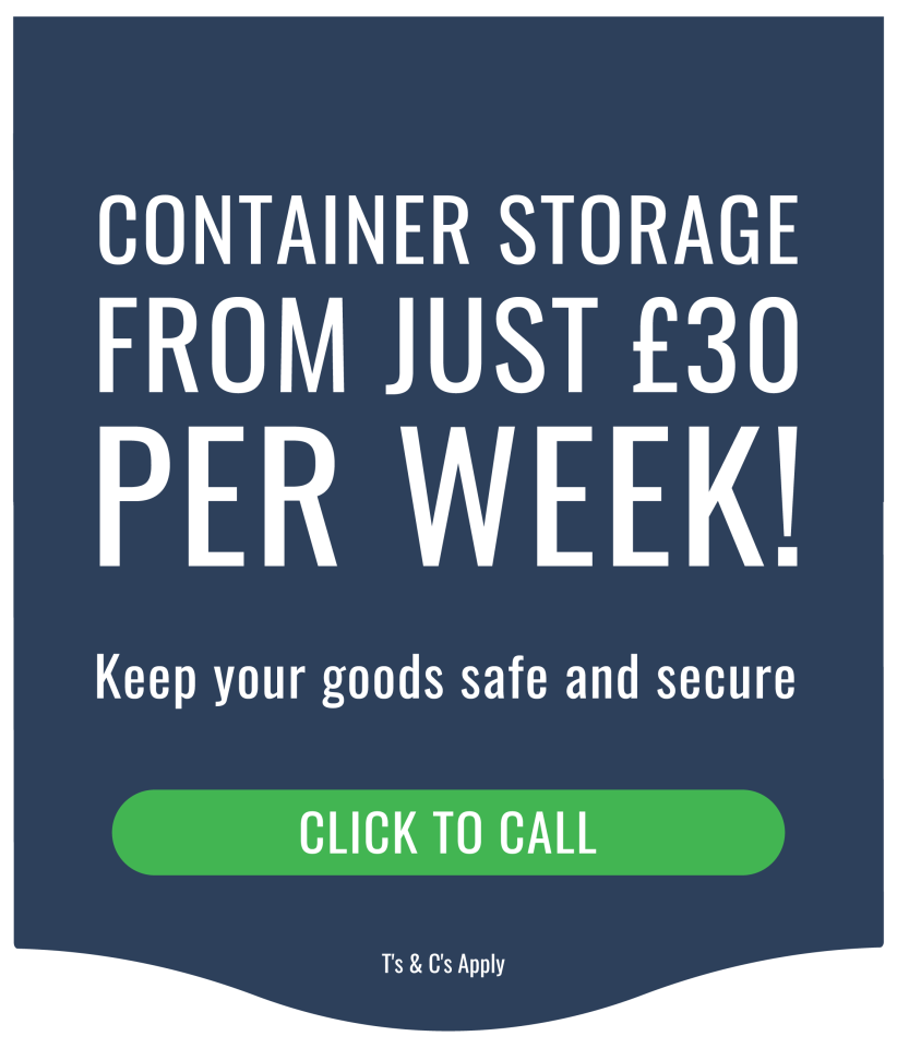 Container storage promotion for Louth & Lincolnshire at Louth Self Storage