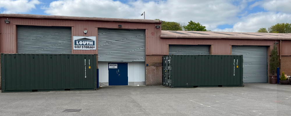 The exterior of Louth Self Storage