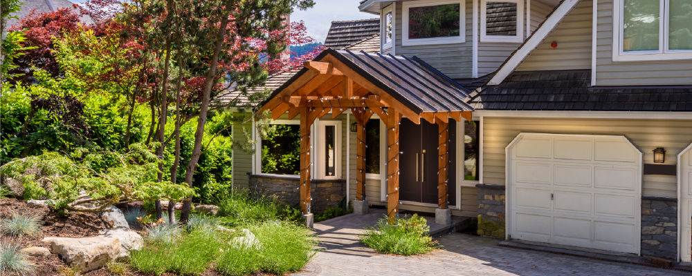 The exterior of a newly renovated building